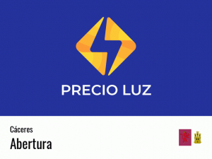 Precio luz hoy horas Abertura