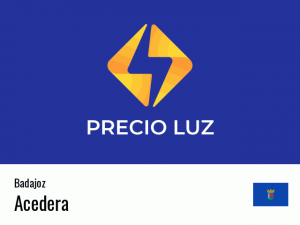 Precio luz hoy horas Acedera