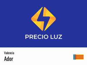 Precio luz hoy horas Ador