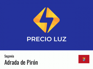 Precio luz hoy horas Adrada de Pirón