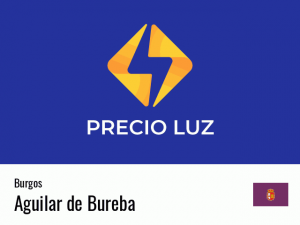 Precio luz hoy horas Aguilar de Bureba