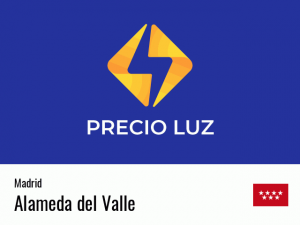 Precio luz hoy horas Alameda del Valle