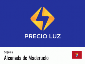 Precio luz hoy horas Alconada de Maderuelo