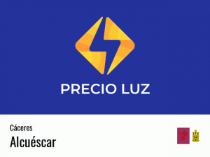 Precio luz hoy horas Alcuéscar