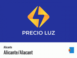 Precio luz hoy horas Alicante/Alacant