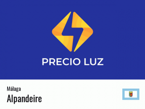 Precio luz hoy horas Alpandeire