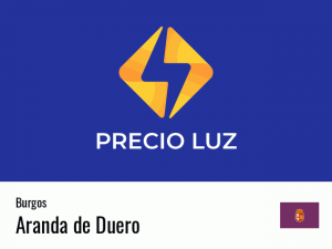 Precio luz hoy horas Aranda de Duero