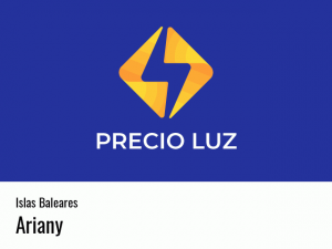 Precio luz hoy horas Ariany