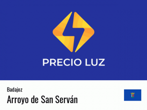 Precio luz hoy horas Arroyo de San Serván