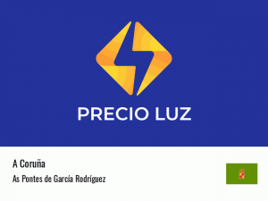 Precio luz hoy horas As Pontes de García Rodríguez