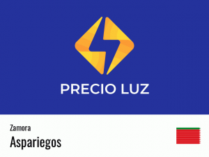 Precio luz hoy horas Aspariegos