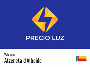 Precio luz hoy horas Atzeneta d'Albaida