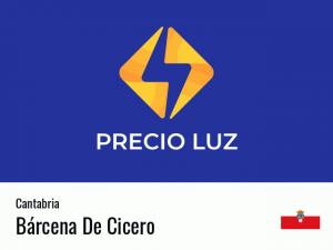 Precio luz hoy horas Bárcena De Cicero