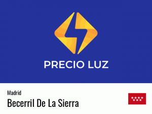 Precio luz hoy horas Becerril De La Sierra