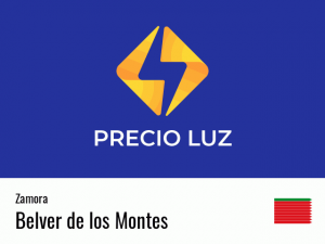 Precio luz hoy horas Belver de los Montes