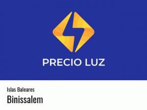 Precio luz hoy horas Binissalem