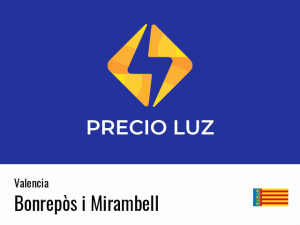 Precio luz hoy horas Bonrepòs i Mirambell