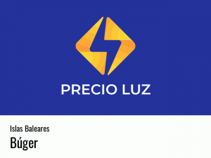 Precio luz hoy horas Búger