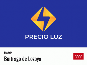 Precio luz hoy horas Buitrago de Lozoya