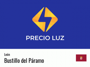 Precio luz hoy horas Bustillo del Páramo