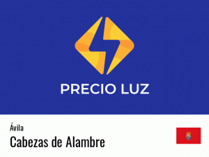 Precio luz hoy horas Cabezas de Alambre