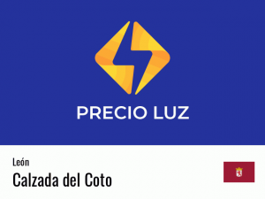 Precio luz hoy horas Calzada del Coto