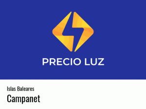 Precio luz hoy horas Campanet