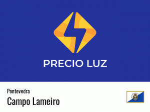 Precio luz hoy horas Campo Lameiro