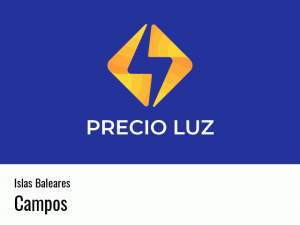 Precio luz hoy horas Campos