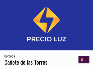 Precio luz hoy horas Cañete de las Torres