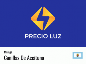 Precio luz hoy horas Canillas De Aceituno