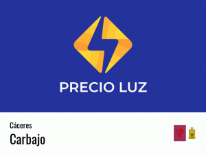 Precio luz hoy horas Carbajo