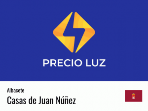 Precio luz hoy horas Casas de Juan Núñez