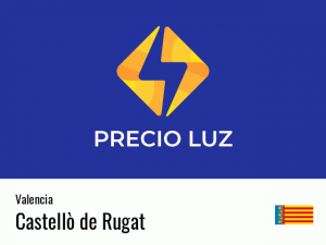 Precio luz hoy horas Castellò de Rugat