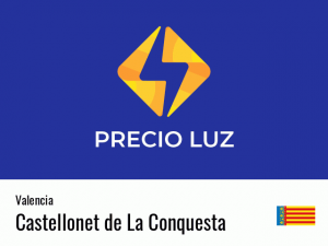 Precio luz hoy horas Castellonet de La Conquesta