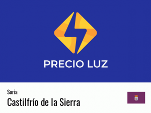 Precio luz hoy horas Castilfrío de la Sierra