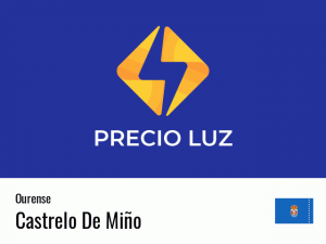 Precio luz hoy horas Castrelo De Miño