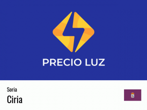 Precio luz hoy horas Ciria