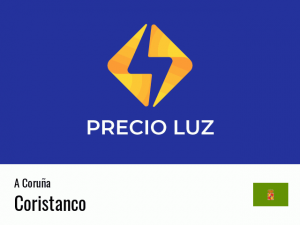 Precio luz hoy horas Coristanco