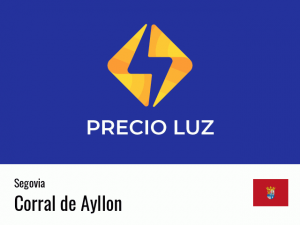 Precio luz hoy horas Corral de Ayllon