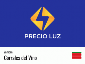 Precio luz hoy horas Corrales del Vino