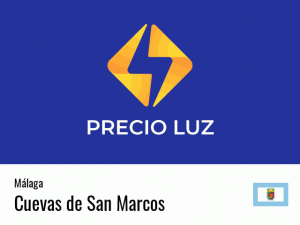 Precio luz hoy horas Cuevas de San Marcos