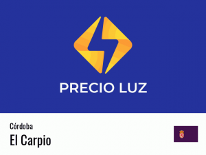 Precio luz hoy horas El Carpio