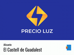 Precio luz hoy horas El Castell de Guadalest