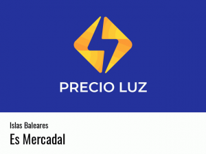 Precio luz hoy horas Es Mercadal