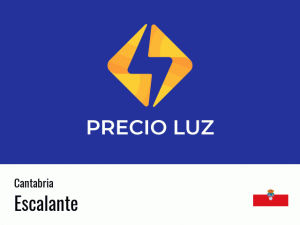 Precio luz hoy horas Escalante