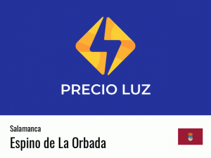 Precio luz hoy horas Espino de La Orbada