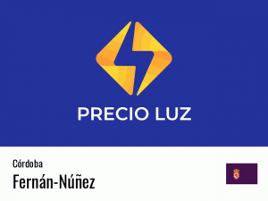 Precio luz hoy horas Fernán-Núñez