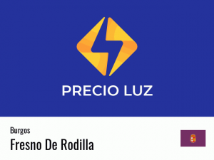 Precio luz hoy horas Fresno De Rodilla