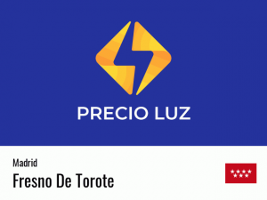 Precio luz hoy horas Fresno De Torote